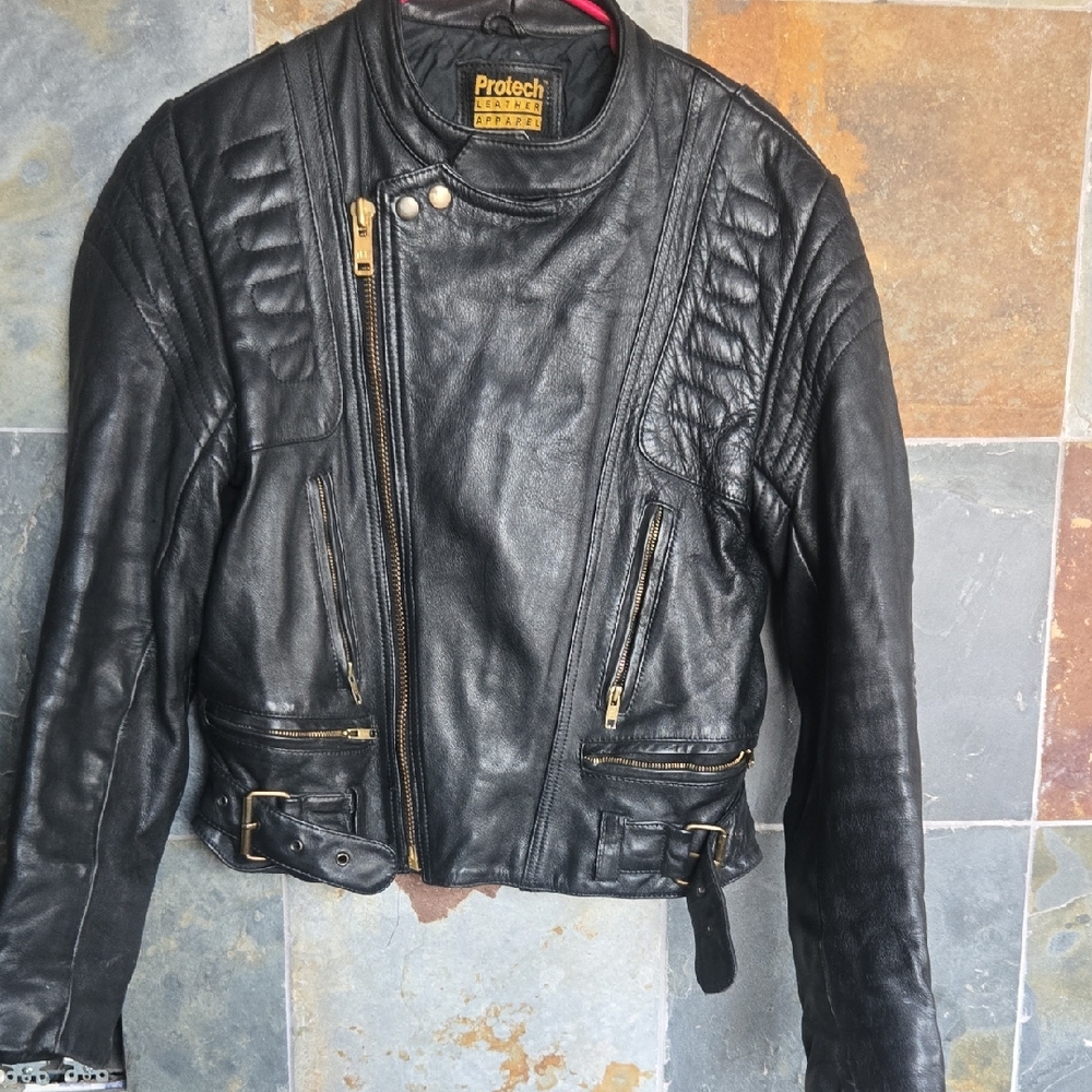 Black Leather Women's Jacket